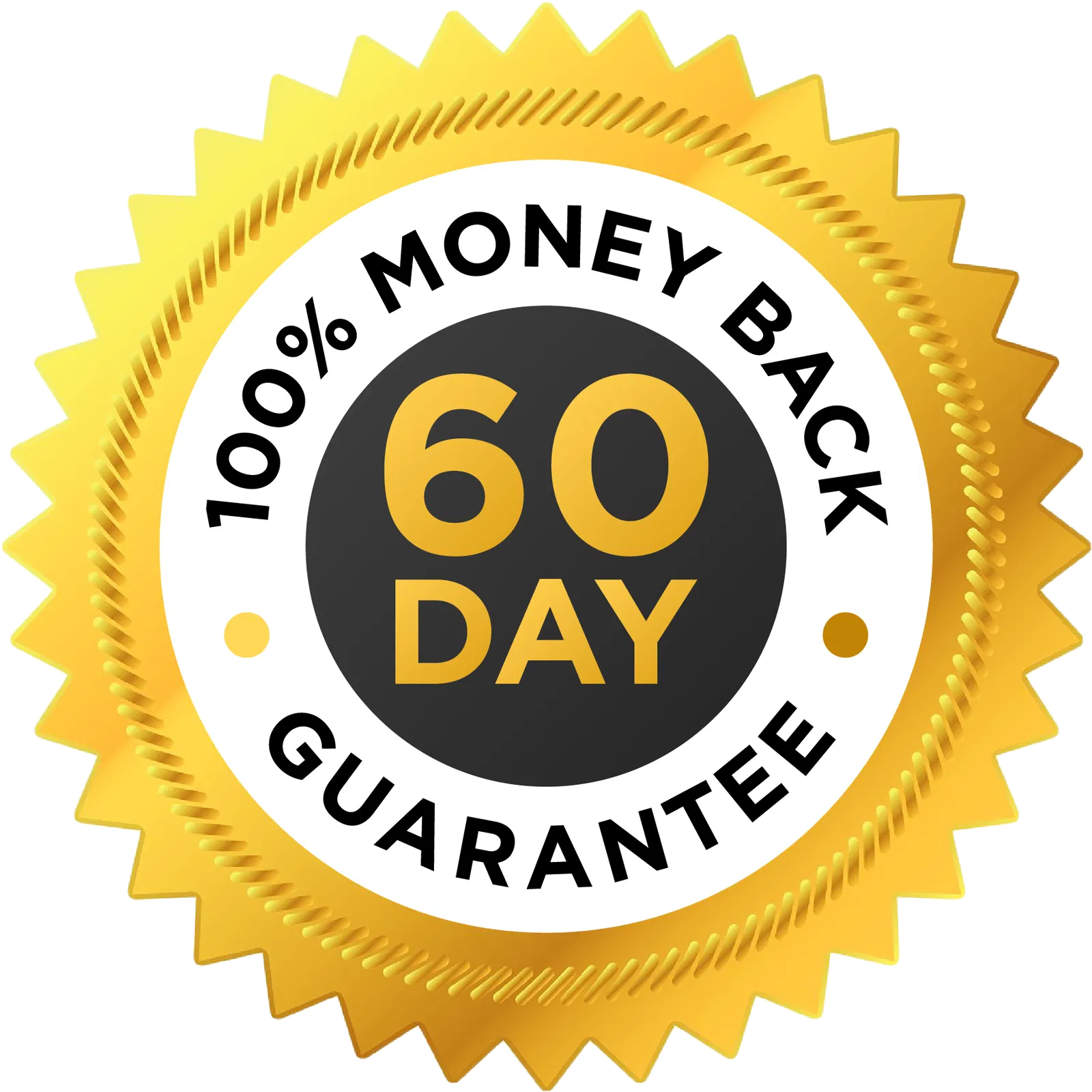 60 day Money-Back Guarantee